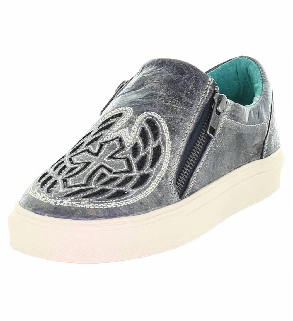 NEW CORRAL women's wings and cross sneakers in gray